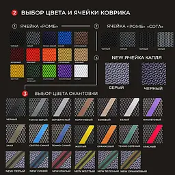 3D EVA Килимки в салон для Volkswagen Passat B7 USA AKП 2010- З підп'ятником Коричневі 5 шт - мініатюра 2