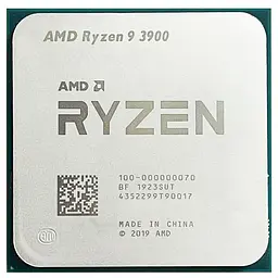 Процесор AMD Ryzen 9 3900 (100-000000070) (Socket AM4, 24T, 4.3 ГГц, Tray)