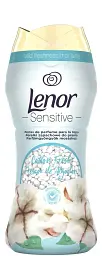 Парфумовані гранули для прання Lenor Sensitive Cotton Fresh (Ніжна бавовняна свіжість), 195 г