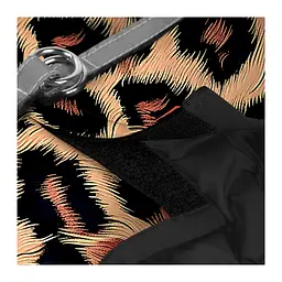 Шлея для собак WAUDOG Clothes м'яка з QR адресником "Леопард" S2 (228-4066) - мініатюра 3