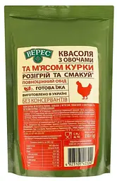 Квасоля Верес з овочами та м'ясом курки 350 г