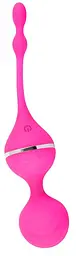 Вагінальні кульки Smile Vibrating Love Balls Rechargeable, 18 см, рожевий