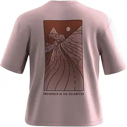 Футболка жіноча Salewa Eagle Sunset Loose T-Shirt Women XS Рожевий - мініатюра 2