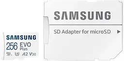Samsung Мапа пам'яті Samsung microSD 256GB C10 UHS-I R130MB/s Evo Plus + SD - мініатюра 5