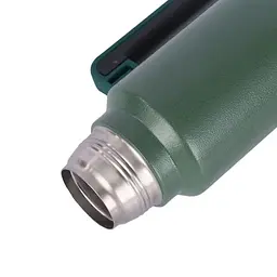 Термос OldBro з ручкою 304 Stainless steel ударостійкий зелений 1 л - мініатюра 4