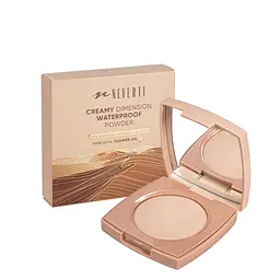 Пудра для обличчя водостійка компактна Neverti Creamy Dimension (NP202), 002 Fair Pink Світло-рожева