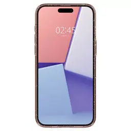 Чохол Spigen Liquid Crystal Glitter Rose Quartz для iPhone 15 Pro Max (ACS06560) - мініатюра 3