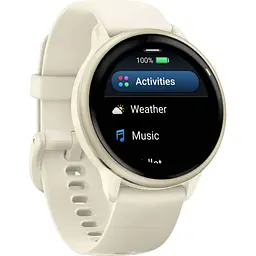 Смарт-годинник Garmin Vivoactive 6 Lunar Gold with Bone Band [010-02985-01] [137232] - мініатюра 3