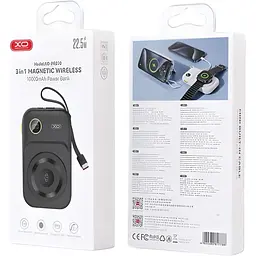 Зовнішній акумулятор XO PR270 10000mAh 22.5W Black (714807) [172651] - мініатюра 5