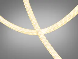 Стельова люстра LED Diasha 9752-L1500CH Шланг, 48W, 2640 лм, хром, для вітальні - мініатюра 6