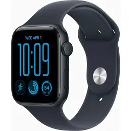 Смарт-годинник Apple Watch SE 3 2026 GPS 44mm Midnight Aluminium Case with Navy Blue Sport Band - M/L (MJL94RK/A)