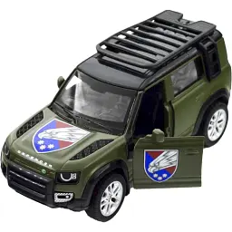 Машинка TechnoDrive серії Шеврони Героїв LAND ROVER DEFENDER 110 "25 ОВДБр" - мініатюра 9
