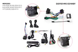 Штатна автомагнітола EasyGo M9-3-32-MABV Mercedes A-klasse (W169) 2004-2012, B-klasse (W245) 2005-2011, Vito (W639) 2006-2014 - мініатюра 5