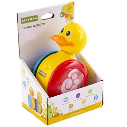 Іграшка-брязкальце Baby Team Неваляшка (8615 каченя) - мініатюра 5