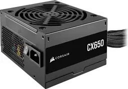 Блок живлення 650 Вт, Corsair CX650, Black (CP-9020278-EU)