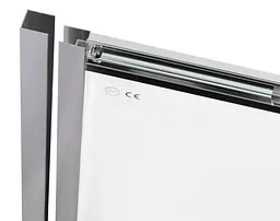 Душові двері в нішу Qtap Taurus CRM2013-14.C6 130-140x200 см, скло Clear 6 мм, покриття CalcLess (TAUCRM201314C6) - мініатюра 2