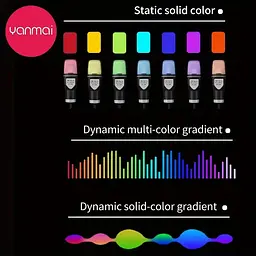 Професійний ігровий мікрофон USB-мікрофон з RGB-підсвіткою, штативом, Pop Filter та Shock Mount - мініатюра 6