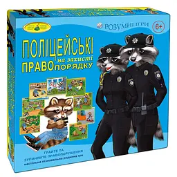 Настольная игра Енергія Плюс Полицейские на защите правопорядка Разноцветный (SR-113-N-1103)