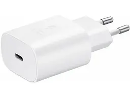 Мережевий зарядний пристрій Samsung 25W PD Power Adapter (w/o cable) White (EP-TA800NWE) (EU) - мініатюра 2