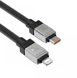 Кабель Baseus CoolPlay Series Fast Charging Cable Type-C to Lightning 20W 1m CAKW000001 Black - мініатюра 2