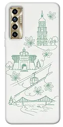 TPU чохол Demsky Heart of Kyiv для TECNO Camon 17P
