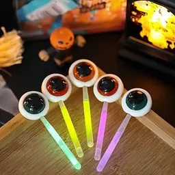Цукерка-льодяник SSNS Halloween Glow Bone Eye Lollipop Candy зі світловим ефектом 10г - мініатюра 8