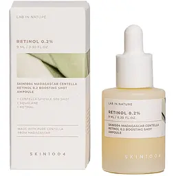 Антивозрастная ампула с ретинолом SKIN1004 Madagascar Centella Retinol 0,2 Boosting Shot Ampoule 9 мл