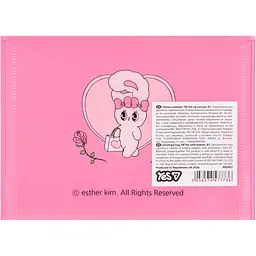 Папка-конверт Yes Esther Bunny B7 на кнопці (492457) - мініатюра 3