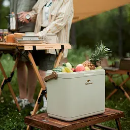 Туристичний холодильник Naturehike CNK2300BS011, 33 л, бежевий - мініатюра 6