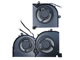 Вентилятор (кулер) для MSI GS75 GP75 WS75 MS-17G1 MS-17G2 BS5005HS-U3I U3J (CPU+GPU) Пара. - мініатюра 2