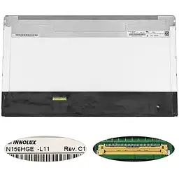 УЦІНКА!!! Матриця 15.6 N156HGE-L11 (1920*1080 40pin LED NORMAL матова роз'єм ліворуч знизу) для ноутбука