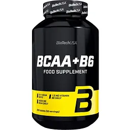 Амінокислота BiotechUSA BCAA+B6 200 таблеток