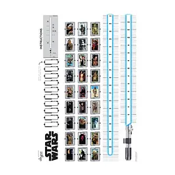 Стікер-наклейка ABYstyle Star Wars — Зростомір блістер, 100x70 см (ABYDCO162_B)