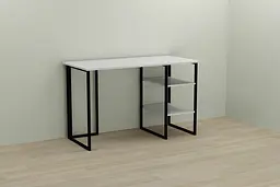 Комп'ютерний стіл Ferrum-decor Кевін 75x120x70 чорний ДСП Білий 16мм (FRD-103827) - мініатюра 5