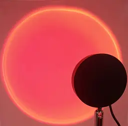 Лампа проекційна з ефектом заходу сонця від павербанку Atmosphere Sunset Lamp - мініатюра 3