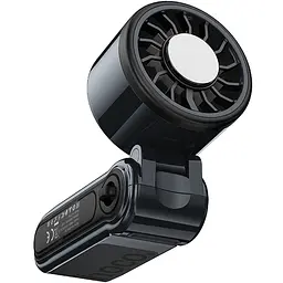 Портативний вентилятор Hoco HX604 handheld folding fan 3000 mAh Navy Blue - мініатюра 3