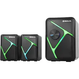 Акустична система Real-EL 2.1 M-320 Black (EL121300014) - мініатюра 3