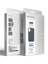 Силиконовый чехол с MagSafe для Apple iPhone 17, ICON2 MagCase, серый, противоударный, панель с мягкой подкладкой, защита всего корпуса, поддержка беспроводной зарядки, совместим с защитными стеклами и пленками, ArmorStandart (ARM88989) - мініатюра 10