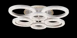 Люстра стельова LED Splendid Ray L2722/4+4, 194W, білий, сучасний стиль, з пультом, димер - мініатюра 5