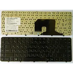 Клавіатура для ноутбуків HP Pavilion dv6-7000 чорна без рамки RU/US