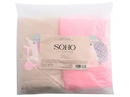 Набір дитячих рушників Soho My friend collection 35 x 75 см 2 шт. бежевий з рожевим (1174К) - мініатюра 5