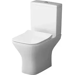 Унітаз-компакт AM.PM Gem без обідка з сидінням мікроліфт white CGA8601SC