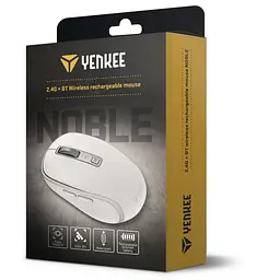 Мишка YENKEE YMS 2085WE Noble Wireless/Bluetooth White (45019715) - мініатюра 4