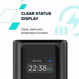 Батарея універсальна Canyon 10000mAh OnPower 130 TFT PD/30W Dark Grey (CNS-CPB130DG) - мініатюра 10
