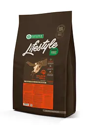 Сухий беззерновий корм з лососем та крилем для собак малих порід Nature's Protection Lifestyle Grain Free, 10 кг