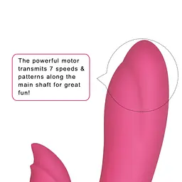 Вібратор-кролик Lovetoy Dreamer II 21.5х3.5 см рожевий - мініатюра 11