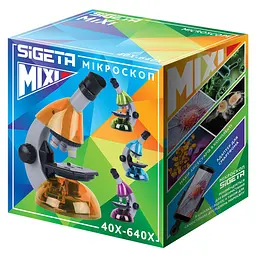 Мікроскоп дитячій SIGETA MIXI 40x-640x Purple з адаптером для смартфона та набором для дослідів (65914) - мініатюра 6