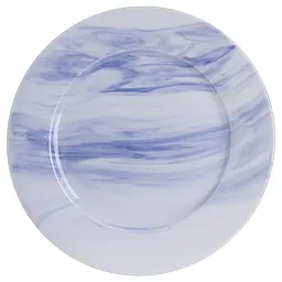 Столовий набір посуду тарілок і чашок 16 предметів на 4 персони Marble Clara порцеляновий, обідній столовий сервіз тарілок Синій Yiwu MD-16-3B - мініатюра 5