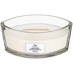 Свічка Woodwick Ellipse Island Coconut Кокосовий острів 453 г (76115E) - мініатюра 2