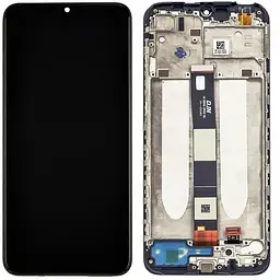 Дисплей Xiaomi Redmi 9A / Redmi 9AT / Redmi 9C / Redmi 9C NFC / Redmi 10A / Poco C3 / Poco C31 чорний, з рамкою